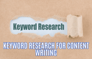 keyword research for content writing
