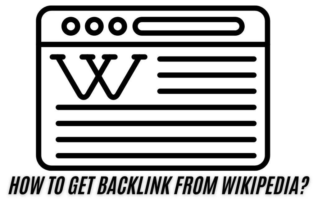 how to get backlink from wikipedia